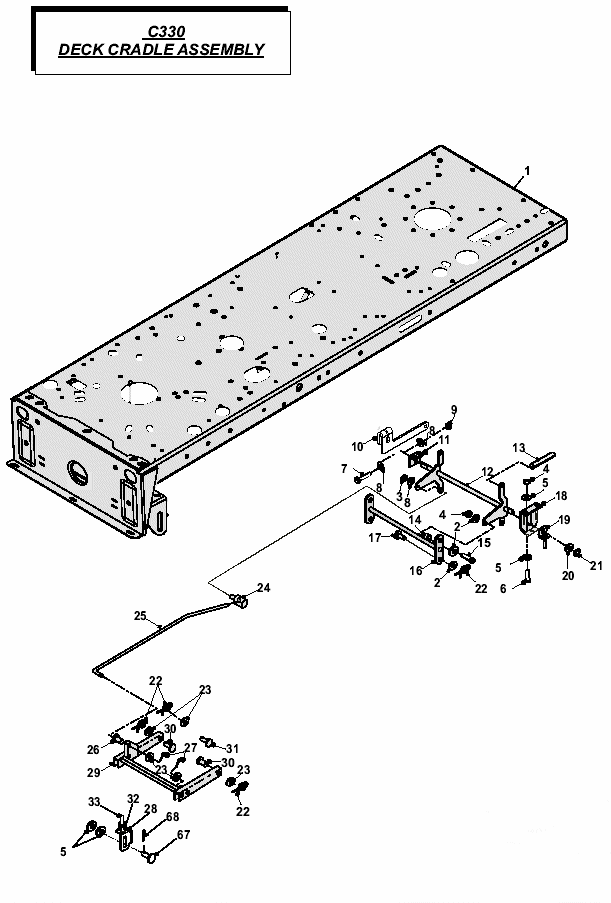 Deck Cradle Assembly