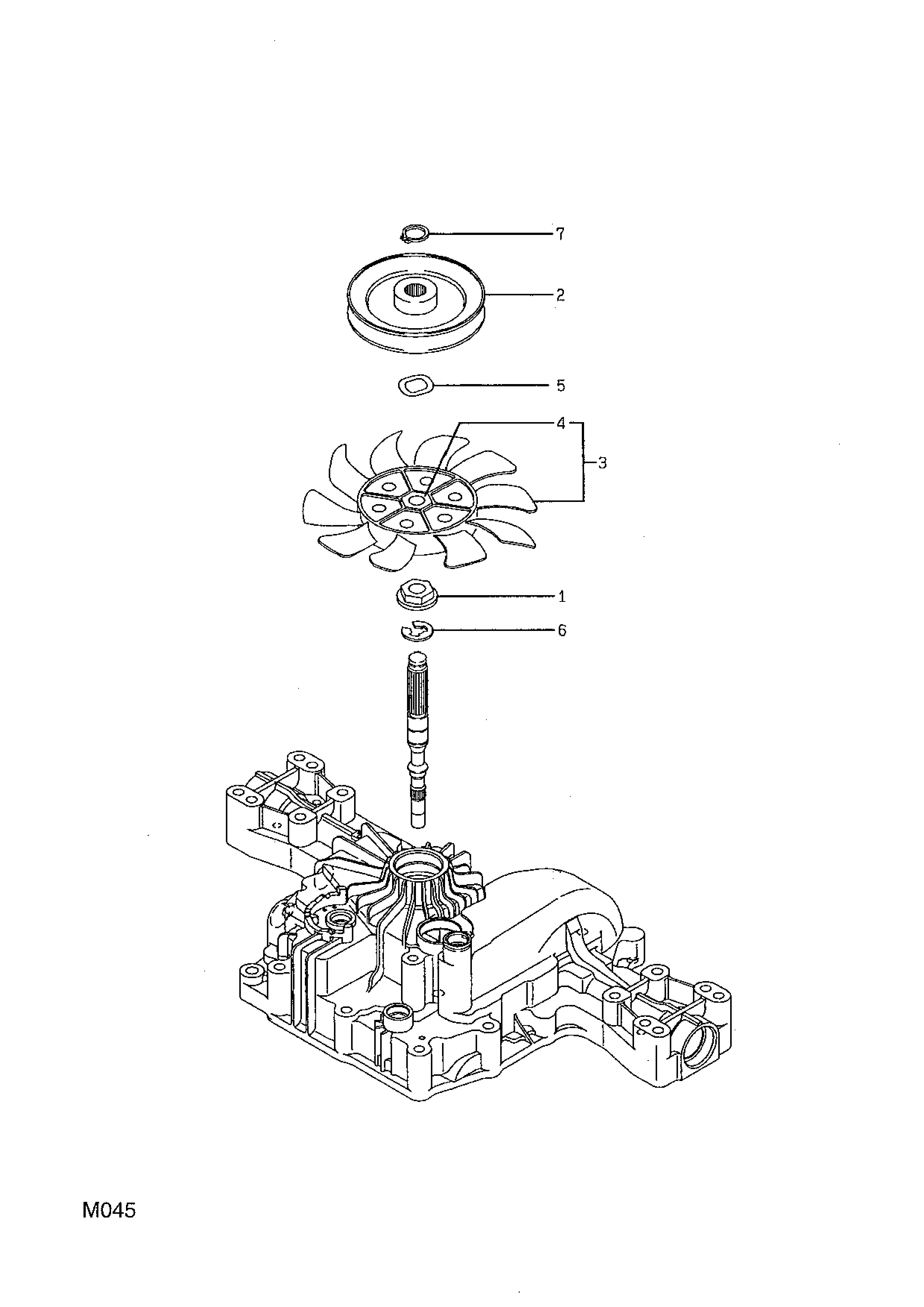 Kanzaki Transaxle K46 Fan