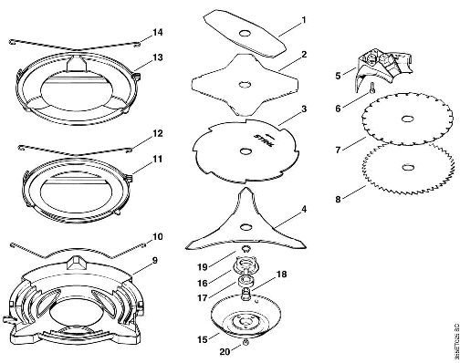 Q-Cutting tools, Grass cutting blade