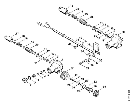 E-Regulation valve block RE 110 K
