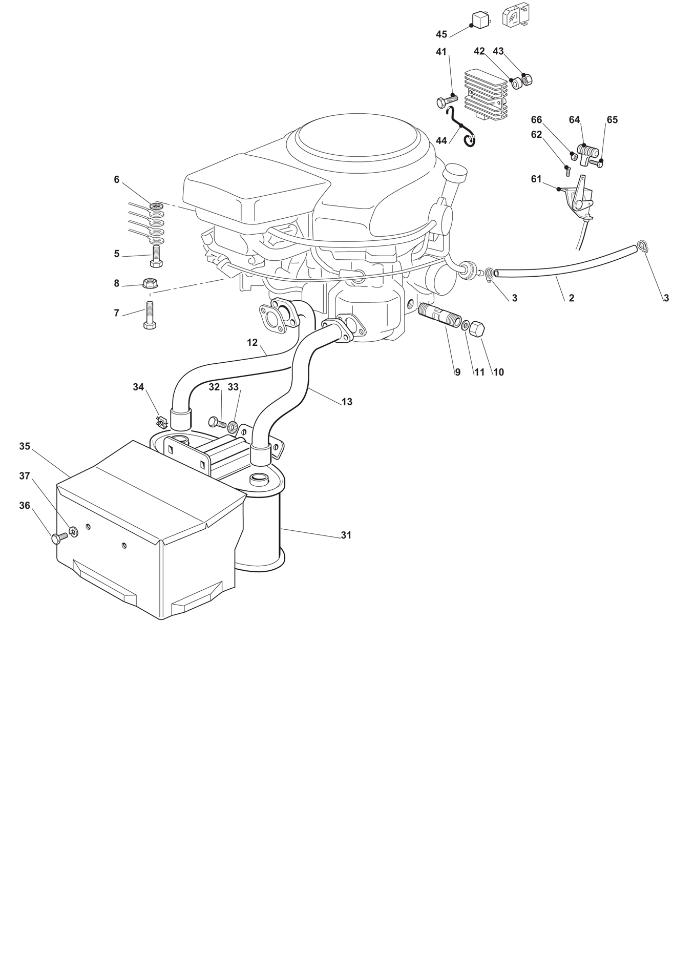 Engine Honda GCV530