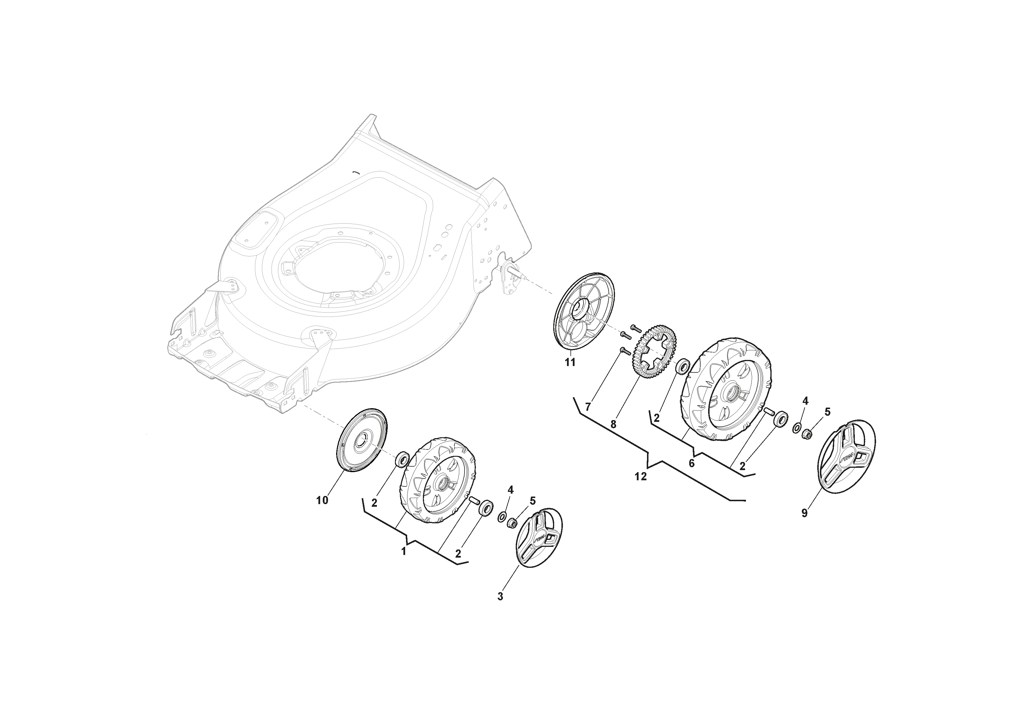 Wheel and Hub Cap