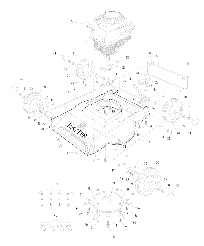 Lower Main Frame Assembly