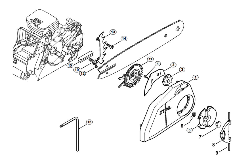 Quick tensioner parts