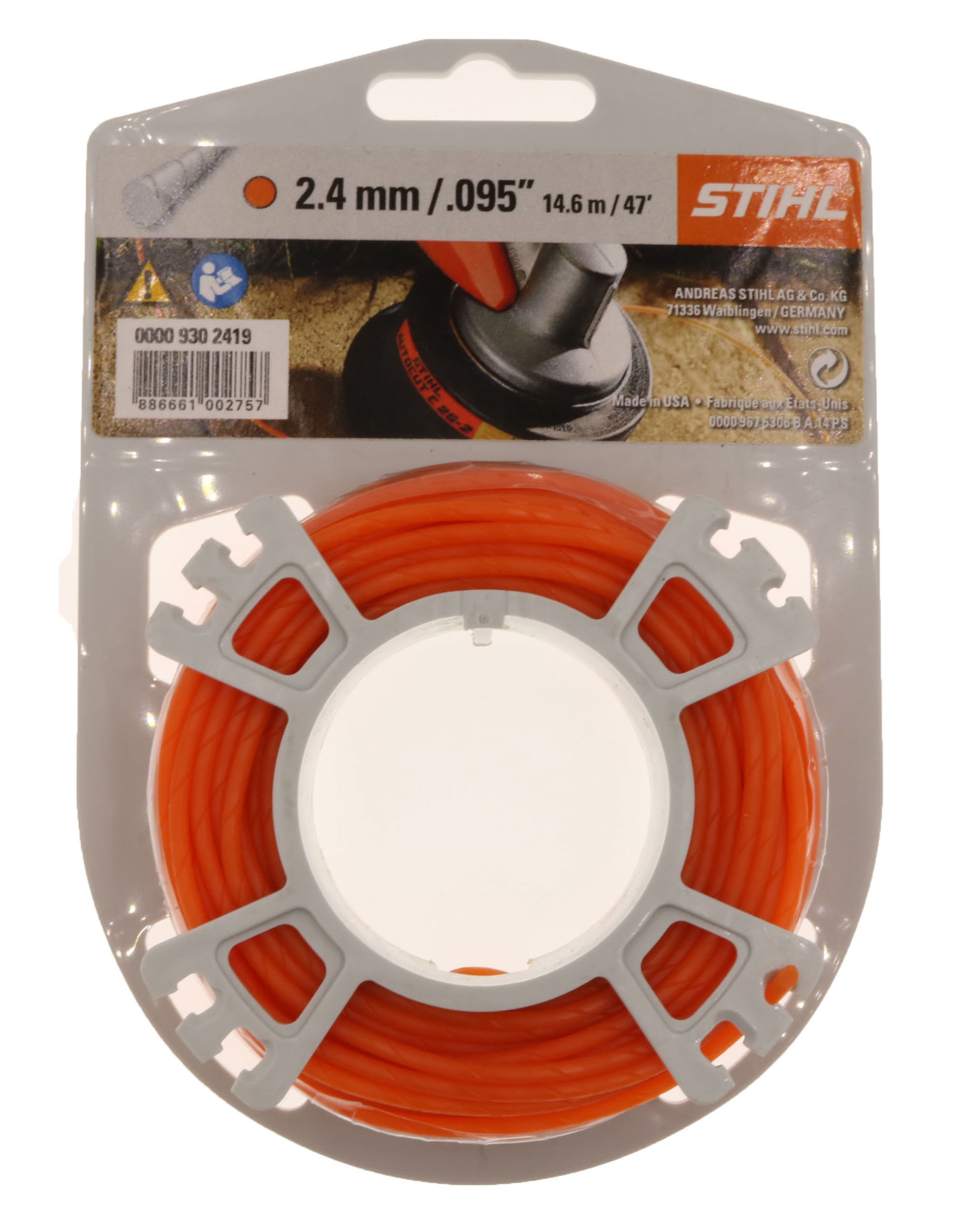 Stihl Line round quiet � 2.4 mm x 14,0 m