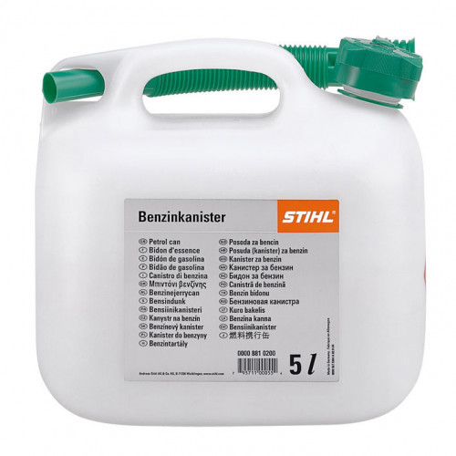 Stihl Petrol canister 5l, transparent