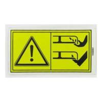 Castel / Twincut / Lawnking Cutting Deck Danger Decal