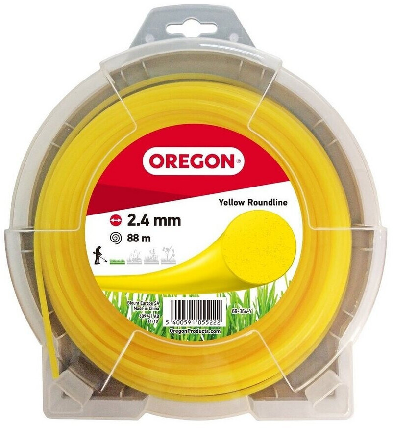 Oregon Yellow Round Line - 2.4mm x 88m