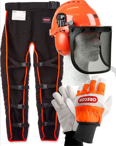 Oregon Safety Kit - Chaps, Gloves and Helmet