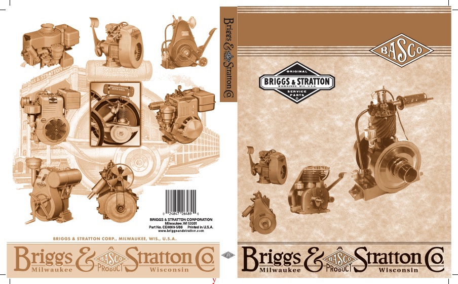 Briggs & Stratton Repair Manual for Out of Production Engines 1919 - 1981