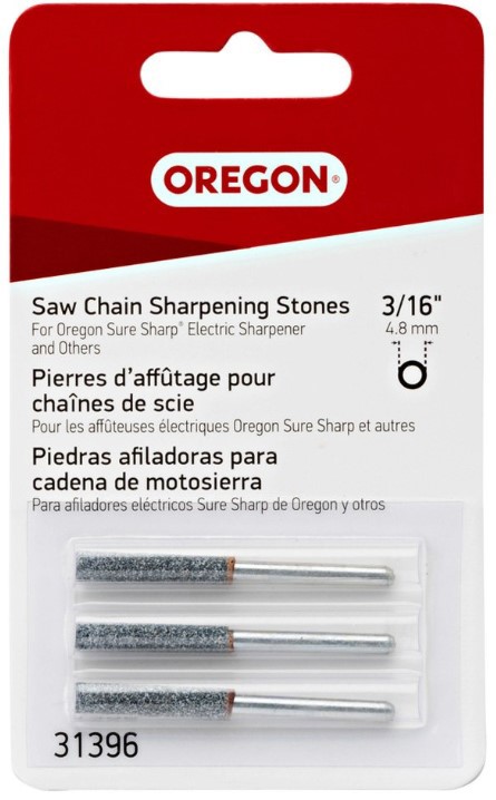 Oregon Sharpening Stones, 4.8mm - 3/16 (3pk)