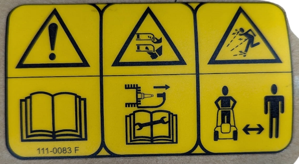 Hayter Decal - Safety