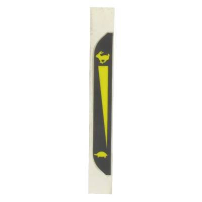 Mountfield Throttle Decal