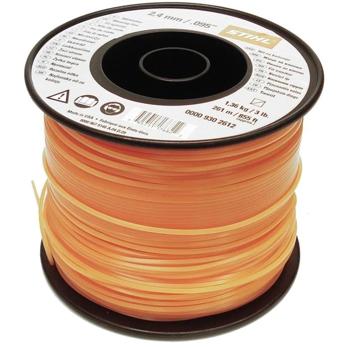Stihl Line Square 2.4mm x 253m Orange