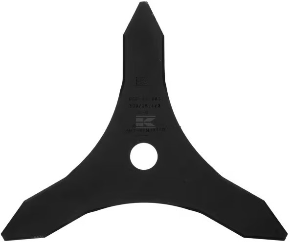DiY Brushcutter blade 3T, L:300, Ø25.4, 3mm