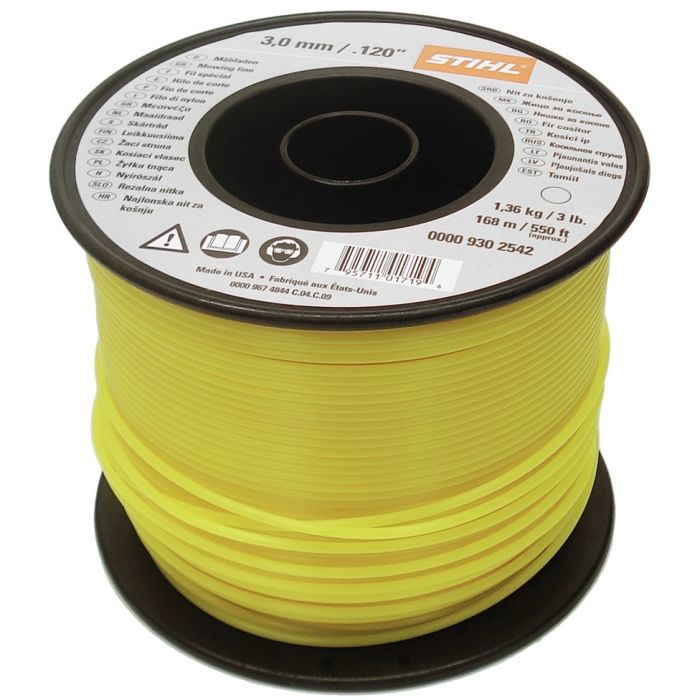 Stihl Line round � 3.0 mm x 162,0 m yellow